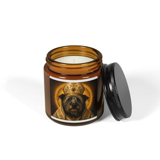 Saint Dog Soy Candle — Amber Jar Scented Candle (Multiple Sizes)