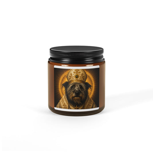 Saint Dog Soy Candle — Amber Jar Scented Candle (Multiple Sizes)